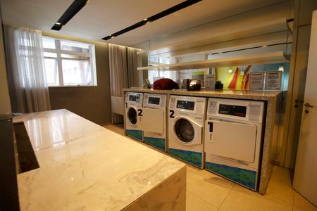 Studio para alugar com 35m², 1 quarto e 1 vagaLavanderia