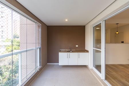 Varanda da Sala de apartamento à venda com 2 quartos, 71m² em Jardim Fonte do Morumbi, São Paulo