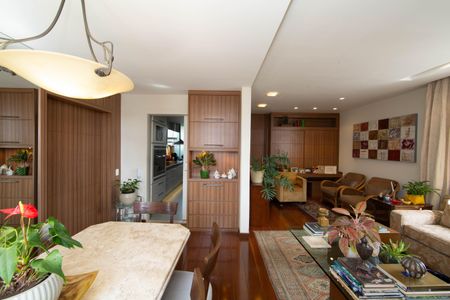 Sala de apartamento à venda com 3 quartos, 135m² em Santa Lúcia, Belo Horizonte