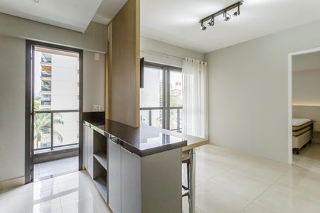 Sala de apartamento para alugar com 1 quarto, 52m² em Itaim Bibi, São Paulo