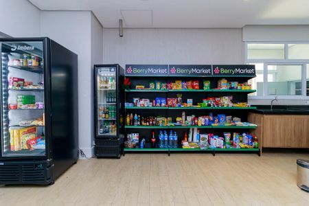 Apartamento para alugar com 40m², 1 quarto e 1 vagaMIni mercado