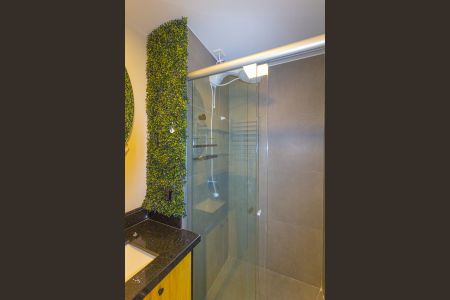 Studio para alugar com 33m², 1 quarto e 1 vaga Studio para alugar com 33m², 1 quarto e 1 vagaBanheiro