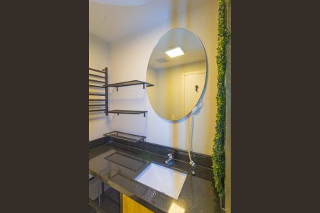 Studio para alugar com 33m², 1 quarto e 1 vaga Studio para alugar com 33m², 1 quarto e 1 vagaBanheiro