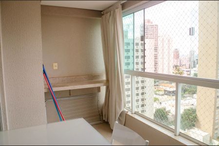 Varanda da Sala de apartamento para alugar com 1 quarto, 47m² em Setor Marista, Goiânia