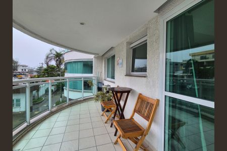 Varanda  de kitnet/studio à venda com 1 quarto, 50m² em Recreio dos Bandeirantes, Rio de Janeiro