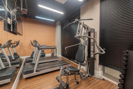 Studio para alugar com 44m², 1 quarto e 1 vaga Studio para alugar com 44m², 1 quarto e 1 vagaÁrea comum - Academia