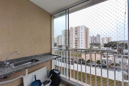 Varanda da Sala de apartamento para alugar com 2 quartos, 65m² em Residencial Parque da Fazenda, Campinas