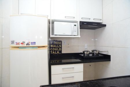 Cozinha de apartamento à venda com 1 quarto, 50m² em Barra da Tijuca, Rio de Janeiro