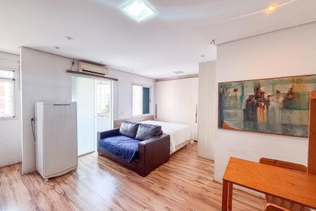 Sala/Cozinha de apartamento à venda com 1 quarto, 40m² em Jardim Paulista, São Paulo
