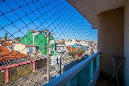 Varanda da Suíte de apartamento para alugar com 2 quartos, 134m² em Vila Tibiriçá, Santo André