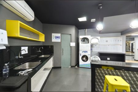 Apartamento para alugar com 35m², 1 quarto e 1 vaga Apartamento para alugar com 35m², 1 quarto e 1 vagaÁrea comum - Lavanderia