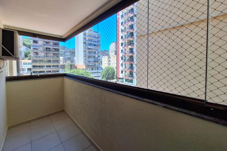 Varanda da Sala de apartamento para alugar com 3 quartos, 110m² em Icaraí, Niterói