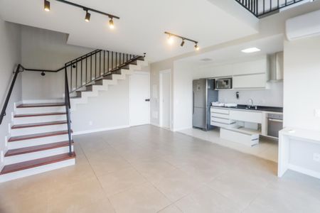 Apartamento para alugar com 96m², 1 quarto e 2 vagasSala