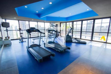Studio para alugar com 62m², 1 quarto e 1 vaga Studio para alugar com 62m², 1 quarto e 1 vagaÁrea comum - Academia