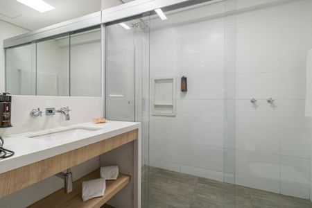 Studio para alugar com 62m², 1 quarto e 1 vaga Studio para alugar com 62m², 1 quarto e 1 vagaBanheiro