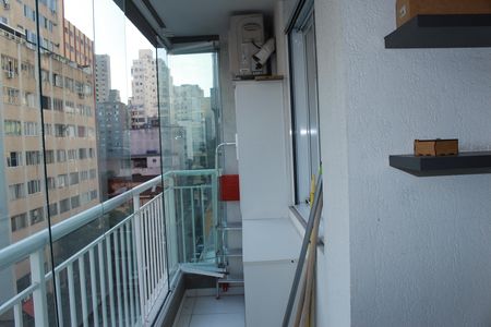 Apartamento para alugar com 36m², 1 quarto e sem vagaVaranda da Sala/cozinha