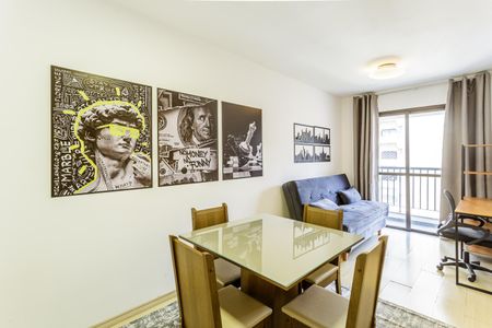 Sala de apartamento para alugar com 1 quarto, 40m² em Itaim Bibi, São Paulo