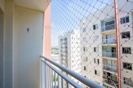 Varanda da sala de apartamento para alugar com 3 quartos, 61m² em Vila Homero Thon, Santo André