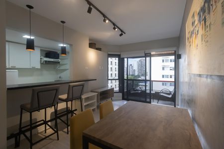 Sala de apartamento para alugar com 1 quarto, 48m² em Itaim Bibi, São Paulo