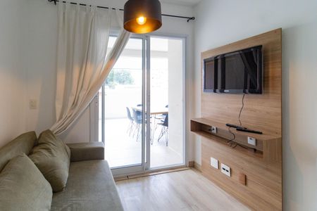Sala de apartamento para alugar com 1 quarto, 45m² em Barra Funda, São Paulo