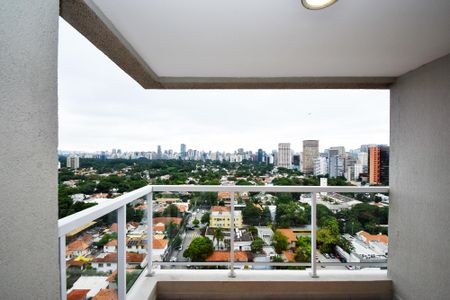 varanda Sala de apartamento para alugar com 2 quartos, 55m² em Jardim Paulistano, São Paulo