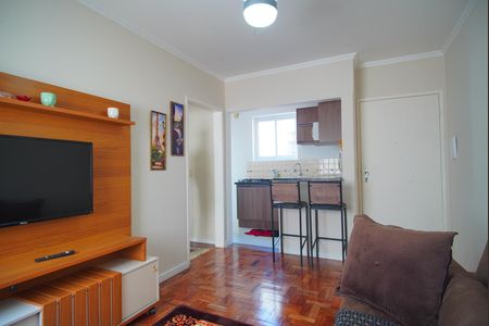 Sala de apartamento para alugar com 1 quarto, 40m² em Petrópolis, Porto Alegre
