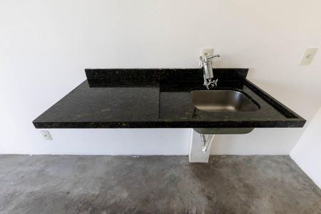 Studio à venda com 27m², 1 quarto e sem vagaCozinha