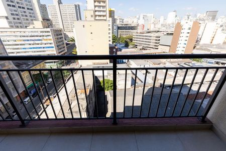 Varanda de kitnet/studio à venda com 1 quarto, 27m² em Centro, São Paulo