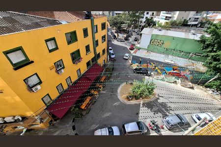 Vista da Sala de apartamento para alugar com 1 quarto, 42m² em Pinheiros, São Paulo