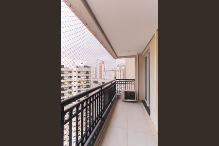 Varanda da Sala de apartamento para alugar com 1 quarto, 40m² em Vila Regente Feijó, São Paulo