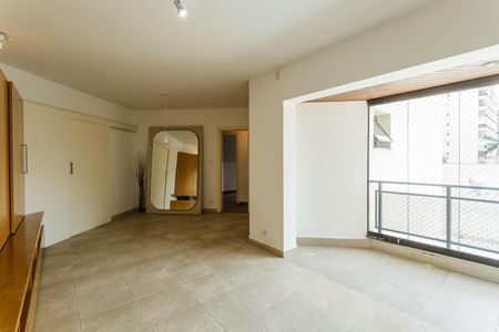 Sala de apartamento para alugar com 3 quartos, 112m² em Indianópolis, São Paulo
