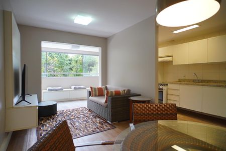 Sala de apartamento para alugar com 1 quarto, 56m² em Petrópolis, Porto Alegre