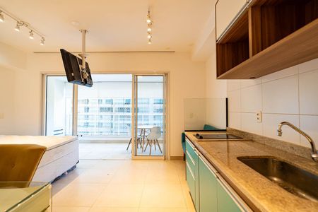 Studio para alugar com 35m², 1 quarto e 1 vaga Studio para alugar com 35m², 1 quarto e 1 vagaCozinha