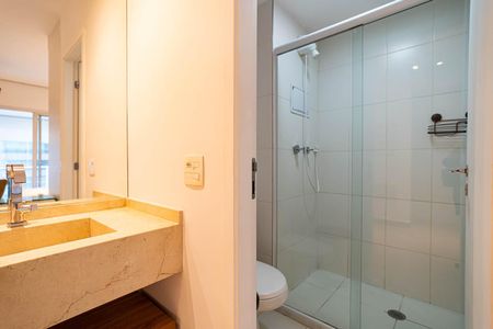 Studio para alugar com 35m², 1 quarto e 1 vaga Studio para alugar com 35m², 1 quarto e 1 vagaBanheiro
