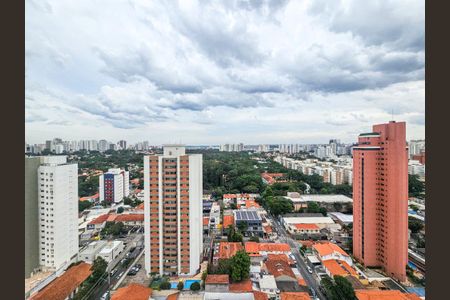 Vista de apartamento à venda com 2 quartos, 46m² em Chácara Santo Antônio (zona Sul), São Paulo