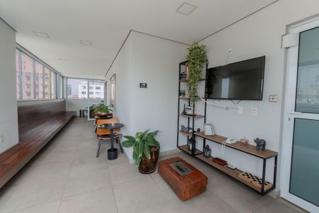 Apartamento para alugar com 49m², 1 quarto e 1 vaga Apartamento para alugar com 49m², 1 quarto e 1 vagaÁrea comum - Salão de festas