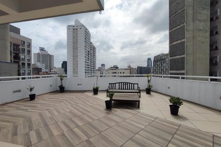 Área comum de kitnet/studio para alugar com 0 quarto, 26m² em Bela Vista, São Paulo