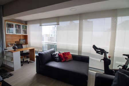 Studio para alugar com 58m², 1 quarto e 1 vaga Studio para alugar com 58m², 1 quarto e 1 vagaVaranda