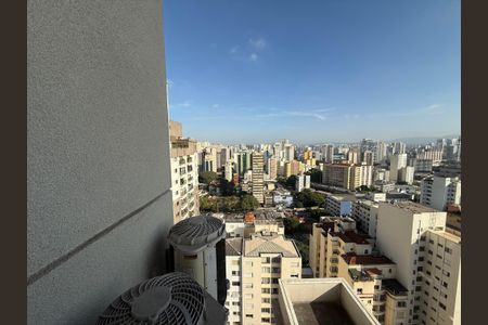 Vista do Quarto de apartamento para alugar com 1 quarto, 32m² em Santa Cecília, São Paulo