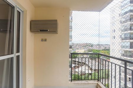 Varanda da sala de apartamento à venda com 2 quartos, 70m² em Centro, Diadema