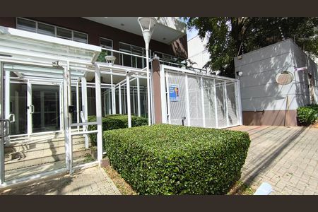 Apartamento para alugar com 42m², 1 quarto e 1 vagaFachada + Plaquinha