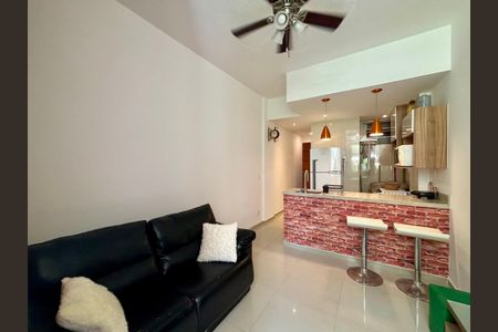 Sala de apartamento para alugar com 1 quarto, 35m² em Copacabana, Rio de Janeiro