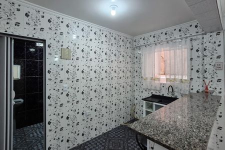 Cozinha de casa para alugar com 1 quarto, 50m² em Dos Casa, São Bernardo do Campo