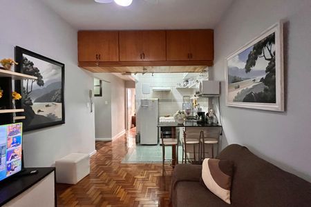 Sala  de apartamento para alugar com 1 quarto, 40m² em Leme, Rio de Janeiro