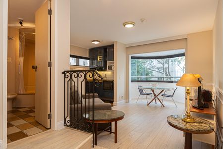 Sala de apartamento para alugar com 1 quarto, 55m² em Bela Vista, São Paulo