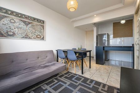 Sala/Cozinha de apartamento para alugar com 1 quarto, 58m² em Jardim Paulista, São Paulo