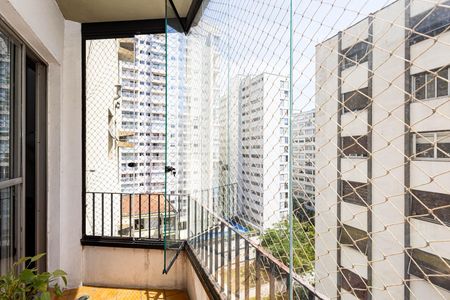 Sacada da Sala de apartamento à venda com 1 quarto, 40m² em Bela Vista, São Paulo