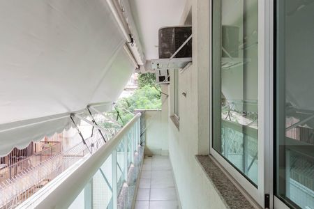 Varanda da Sala de apartamento à venda com 2 quartos, 69m² em Tijuca, Rio de Janeiro