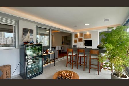 Varanda da Sala de apartamento à venda com 3 quartos, 122m² em Pinheiros, São Paulo