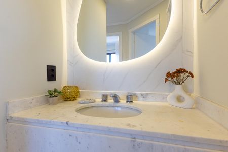 Apartamento para alugar com 52m², 2 quartos e 1 vaga Apartamento para alugar com 52m², 2 quartos e 1 vagaBanheiro social